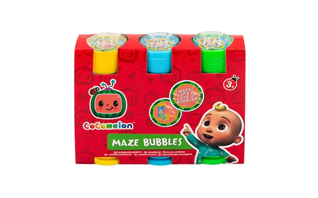 Cocomelon Maze Bubbles 3 X 50ml