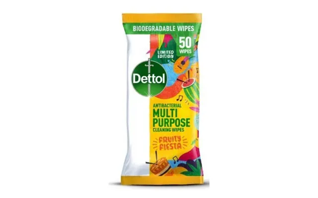 Dettol Fruity Fiesta Antibac Multipurpose Wipes 50 Pack Exp 04 26