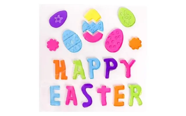 Easter Window Stickers Assorted Designs - Happy Easter