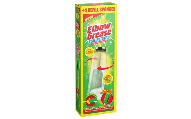 Elbow Grease Bottle Brush 4 Refills 1pk - 1 Pack