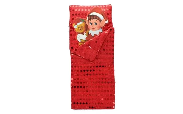 Elves Behavin' Badly Elf Sleeping Bag Sparkly Red