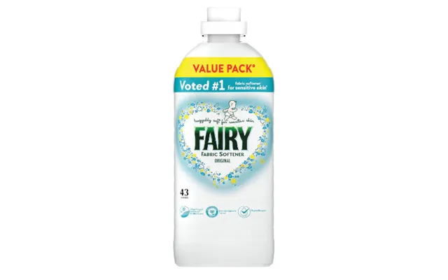 Fairy Fabric Conditioner Original Gentle Softness For Sensitive Skin Assorted Washes - 43 Pack Of 1