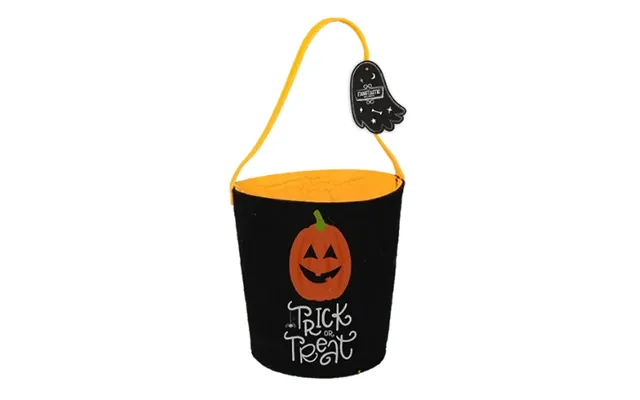 Felt Trick-or-treat Buckets 18×18cm Assorted Colours - Orange