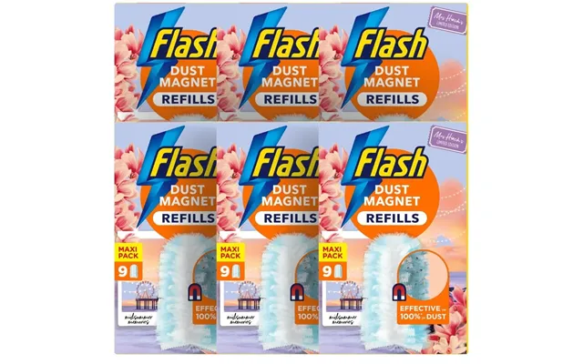Flash Dust Magnet Duster Refills Mrs Hinch's Midsummer Memories Assorted Packs - Pack Of 6