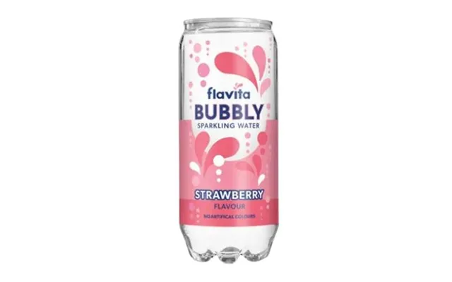 Flavita Bubbly Sparkling Water Assorted Flavours 300ml - Strawberry Pack Of 1