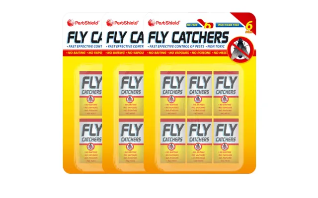 Fly Catchers 6 Pack - Pack Of 3