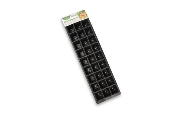 For The Love Of Gardening 27 Cell Seed Trays - Black