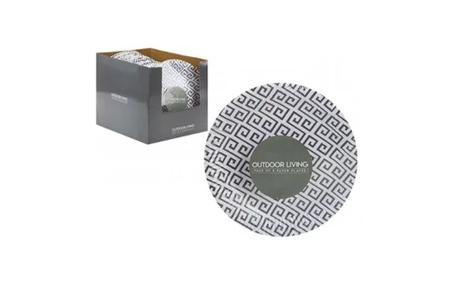 Geometric Paper Plate 9 8 Pack
