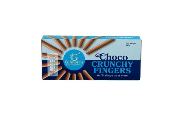 Gilmore's Confectionery Co Choco Crunchy Fingers 115g