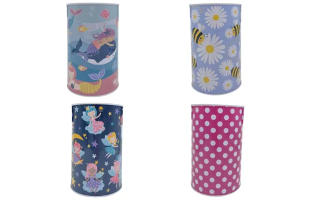 Girls Money Tin Assorted Styles - Assorted Pack Of 12
