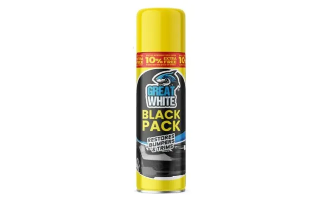 Great White Black Pack Bumper & Trim Restorer Spray 440ml