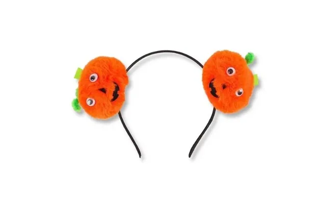 Halloween Evil Pumpkin Pom Pom Headband