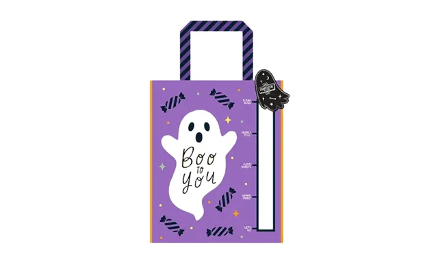 Halloween Measurement Treat Bag Assorted Designs - Purple