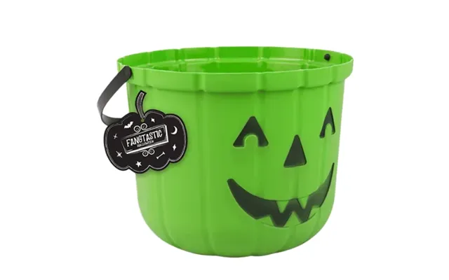 Halloween Pumpkin Buckets Assorted Colours - Green