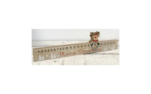 Handmade Wooden Reindeer Advent Count Down