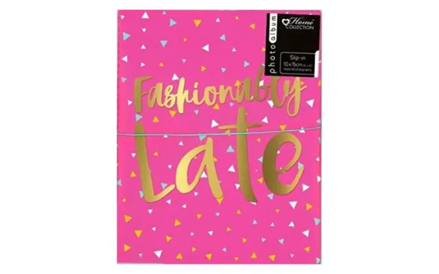 Home Collection Fashionably Late Slip-in Photo Album