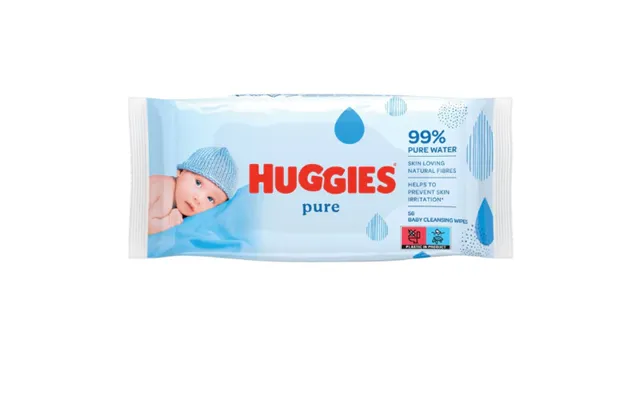 Huggies Pure Baby Wipes Pack 56