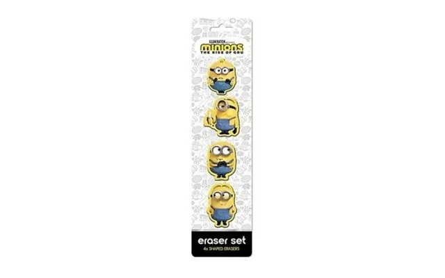 Illumination Minions The Rise Of Gru Eraser Set X 4