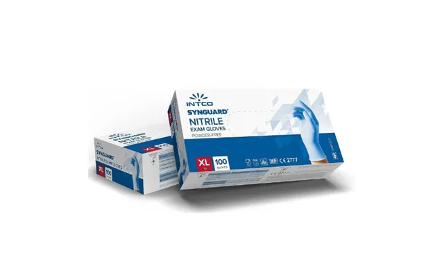 Intco Synguard Vinyl Exam Gloves Powder Free Xl 100pk