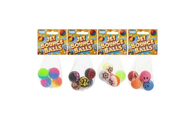 Jet Bounce Balls 5 Pack - Rainbow