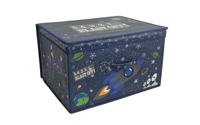 Jumbo Printed Space Theme Kids' Storage Chest