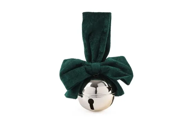 Large Christmas Bell With Bow Assorted Colours - Green