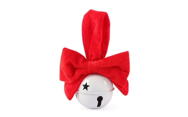 Large Christmas Bell With Bow Assorted Colours - Red