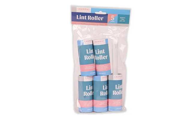 Laundry Essentials Lint Roller 5 Refills 1.4m