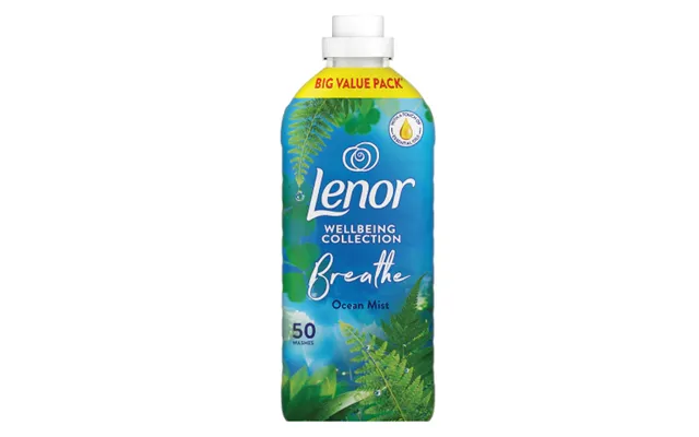 Lenor Fabric Conditioner Ocean Mist Long Lasting Freshness & Softness 50 Washes Assorted Packs - Pack Of 1