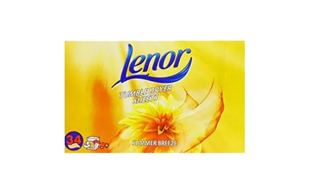 Lenor Tumble Dryer Sheets Summer Breeze 34 Sheets