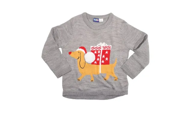 Lupilu Kids Sausage Dog Christmas Jumper Assorted Sizes - 2-4 Years