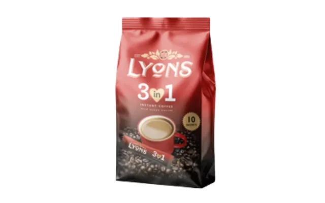 Lyons Instant Coffee 3 In 1 X 10 Sachets 18g - 1 Pack