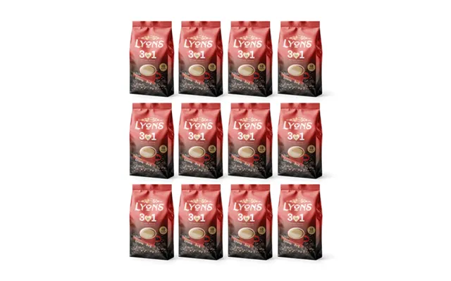 Lyons Instant Coffee 3 In 1 X 10 Sachets 18g - 12 Packs
