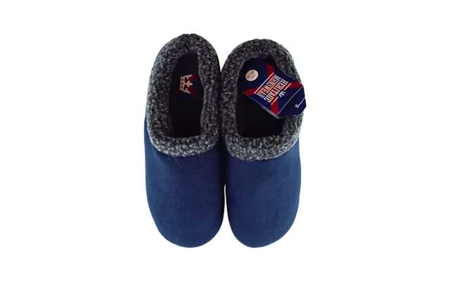 Men's Memory Foam Navy Fleece Slippers Assorted Sizes - 6-7