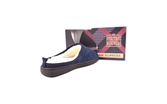 Men's Memory Foam Slippers Assorted Sizes Colours - Navy 7-9