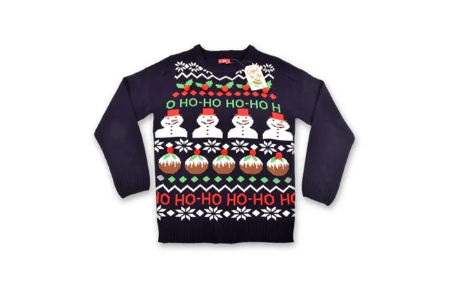 Men's Navy Snowman Christmas Jumper Assorted Sizes - Small