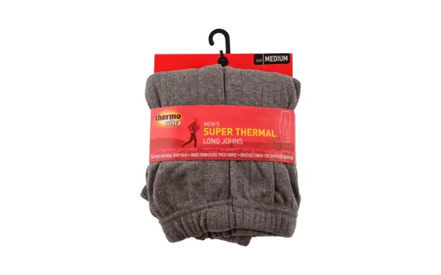 Men's Super Thermal Long Johns Assorted Sizes Colours - Medium Grey