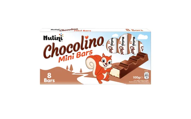 Nutini Chocolino Mini Bars 8 X 12.5g - Pack Of 1