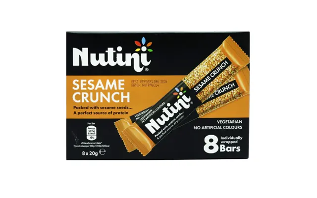 Nutini Sesame Crunch 8 Bars 160g - Pack Of 1
