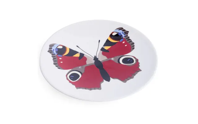 Petface Glazed Ceramic Bird Feeder Dish Nature Butterfly