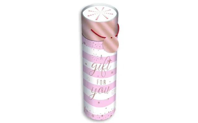 Pink & White Christmas Gifting Bottle Tube