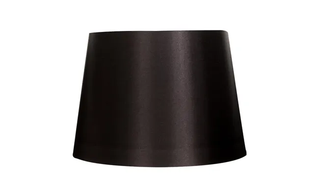Plain Sateen Lamp Shade - Black
