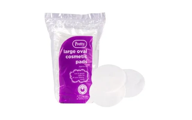 Pretty Large Oval Cosmetic Pads 50 Pack