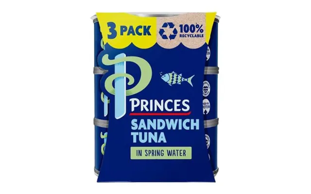 Princes Sandwich Tuna In Spring Water 3 X 140g