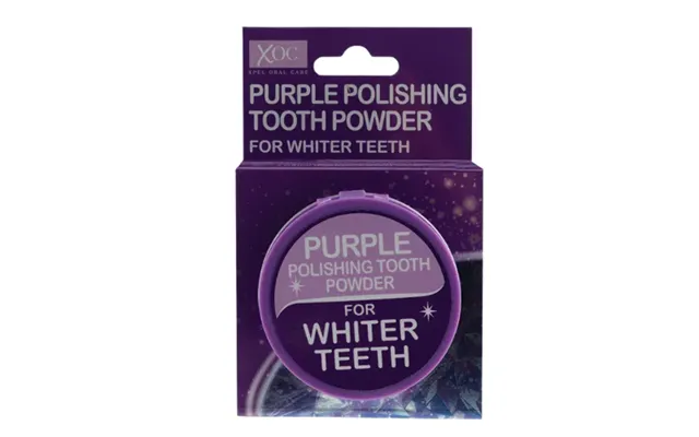 Purple Polishing Tooth Powder For White Teeth 30g