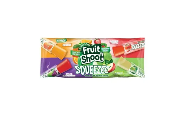 Robinsons Fruit Shoot Squeezee Ice Pops Apple & Blackcurrant 12 X 45ml