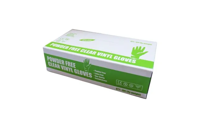 Safecare Powder Free Clear Vinyl Gloves Small 100 Pack