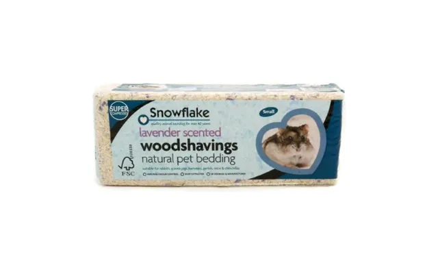 Snowflake Lavender Scented Woodshavings Pet Bedding Small