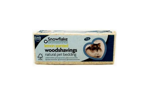 Snowflake Lemon Scented Woodshavings Pet Bedding Small