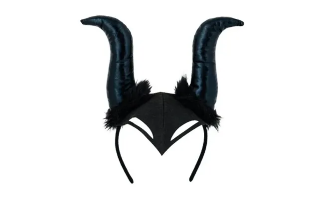 Spooksville Halloween Horn Headbands Assorted Colours - Black